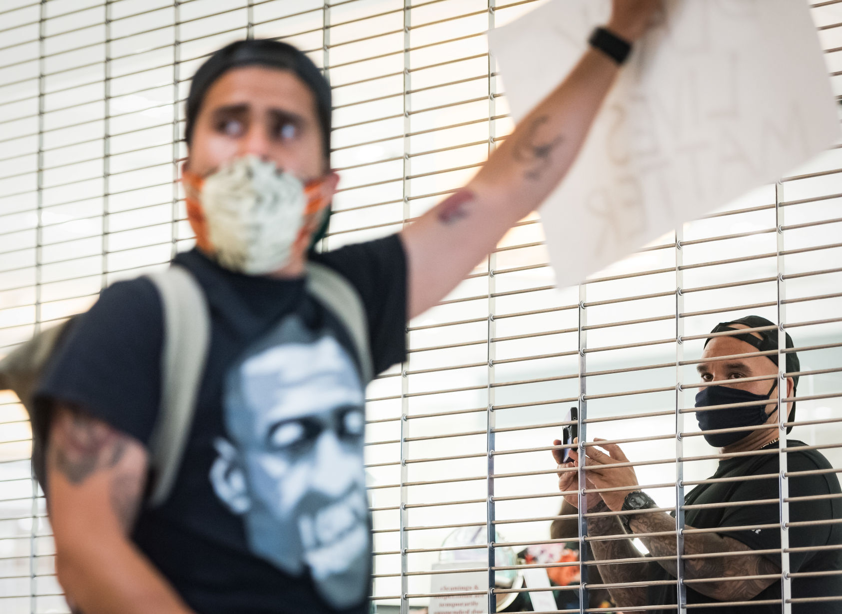 Protest at Hanes Mall